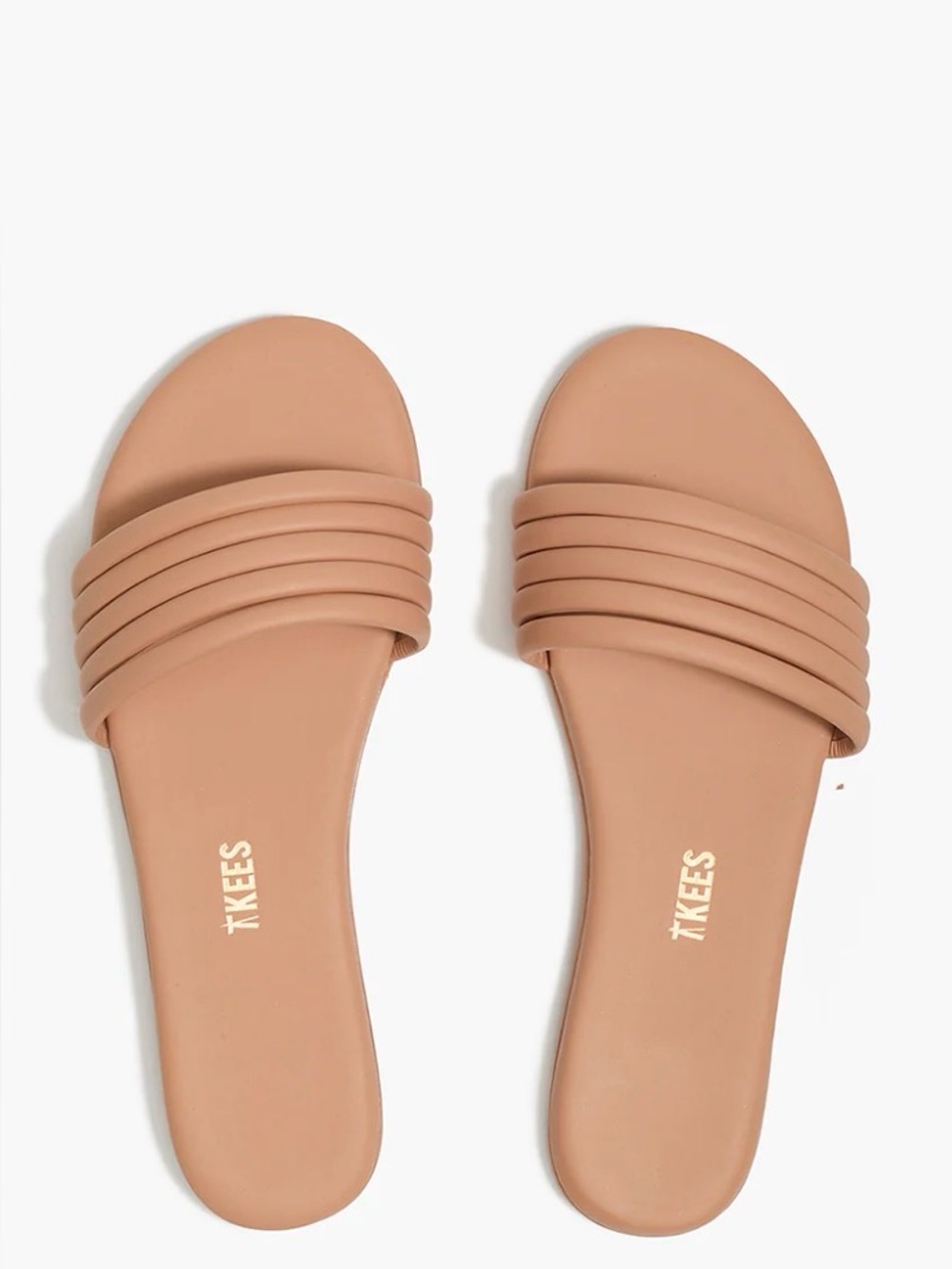 TKEES Serena Women's Nude Slide Sandals